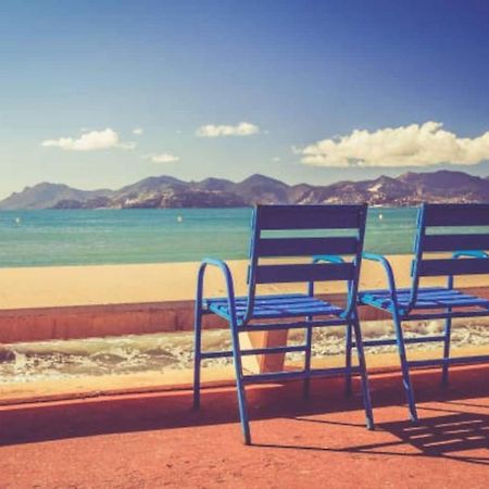 Cannes Plage 2Mn/45M2/Vue Mer/Inernet/Clim/Parking Prive Экстерьер фото