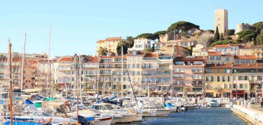 Cannes Plage 2Mn/45M2/Vue Mer/Inernet/Clim/Parking Prive Экстерьер фото